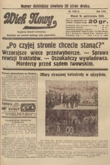 Wiek Nowy : popularny dziennik ilustrowany. 1930, nr 8796