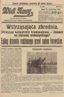 Wiek Nowy : popularny dziennik ilustrowany. 1930, nr 8800