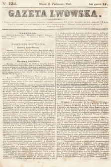 Gazeta Lwowska. 1852, nr 234