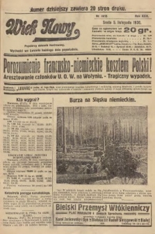 Wiek Nowy : popularny dziennik ilustrowany. 1930, nr 8815