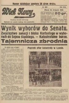 Wiek Nowy : popularny dziennik ilustrowany. 1930, nr 8832