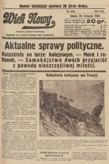 Wiek Nowy : popularny dziennik ilustrowany. 1930, nr 8836