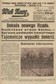 Wiek Nowy : popularny dziennik ilustrowany. 1930, nr 8843