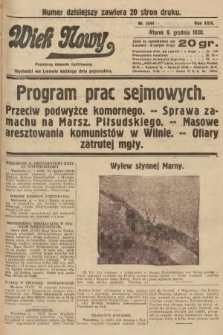 Wiek Nowy : popularny dziennik ilustrowany. 1930, nr 8844