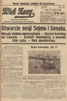 Wiek Nowy : popularny dziennik ilustrowany. 1930, nr 8845