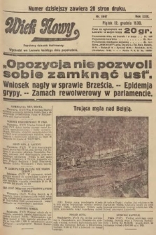 Wiek Nowy : popularny dziennik ilustrowany. 1930, nr 8847