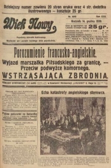 Wiek Nowy : popularny dziennik ilustrowany. 1930, nr 8849