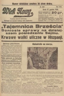 Wiek Nowy : popularny dziennik ilustrowany. 1930, nr 8851