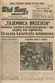 Wiek Nowy : popularny dziennik ilustrowany. 1930, nr 8853