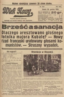 Wiek Nowy : popularny dziennik ilustrowany. 1930, nr 8854