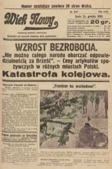 Wiek Nowy : popularny dziennik ilustrowany. 1930, nr 8857