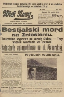 Wiek Nowy : popularny dziennik ilustrowany. 1930, nr 8859