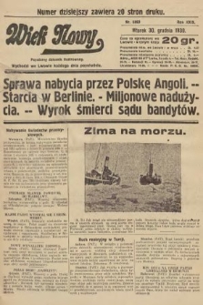 Wiek Nowy : popularny dziennik ilustrowany. 1930, nr 8860