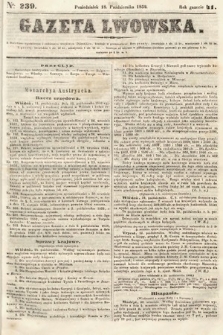 Gazeta Lwowska. 1852, nr 239