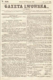 Gazeta Lwowska. 1852, nr 240