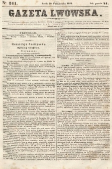 Gazeta Lwowska. 1852, nr 241