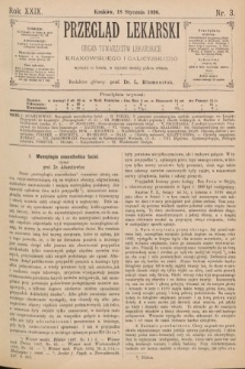 Przegląd Lekarski : Organ Towarzystw Lekarskich Krakowskiego i Galicyjskiego. 1890, nr 3
