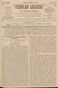 Przegląd Lekarski : Organ Towarzystw Lekarskich Krakowskiego i Galicyjskiego. 1890, nr 12