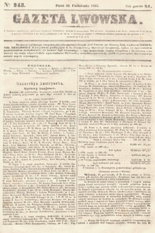 Gazeta Lwowska. 1852, nr 243