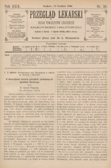 Przegląd Lekarski : Organ Towarzystw Lekarskich Krakowskiego i Galicyjskiego. 1890, nr 50