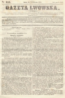 Gazeta Lwowska. 1852, nr 244