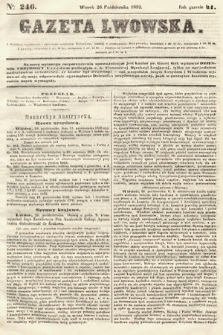 Gazeta Lwowska. 1852, nr 246