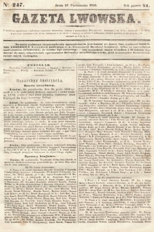Gazeta Lwowska. 1852, nr 247