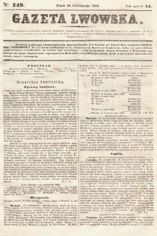 Gazeta Lwowska. 1852, nr 249