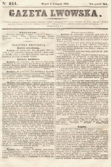 Gazeta Lwowska. 1852, nr 251