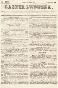 Gazeta Lwowska. 1852, nr 252