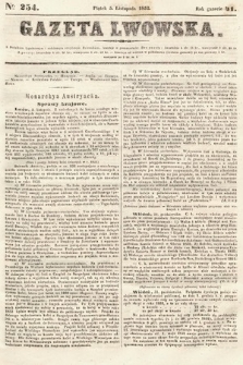 Gazeta Lwowska. 1852, nr 254