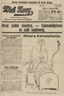 Wiek Nowy : popularny dziennik ilustrowany. 1928, nr 8161