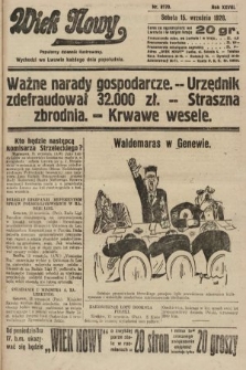 Wiek Nowy : popularny dziennik ilustrowany. 1928, nr 8170