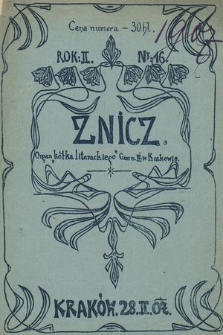 Znicz : pismo kl. V a+b. R. 2, 1907, nr 16