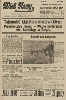 Wiek Nowy : popularny dziennik ilustrowany. 1928, nr 8174