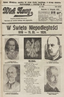 Wiek Nowy : popularny dziennik ilustrowany. 1928, nr 8218