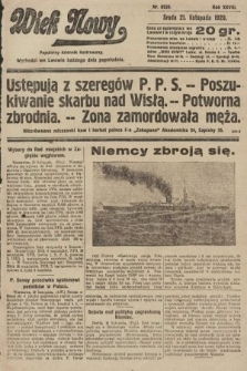 Wiek Nowy : popularny dziennik ilustrowany. 1928, nr 8226