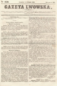 Gazeta Lwowska. 1852, nr 259