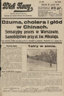 Wiek Nowy : popularny dziennik ilustrowany. 1928, nr 8257