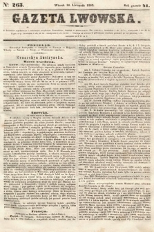 Gazeta Lwowska. 1852, nr 263