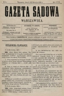Gazeta Sądowa Warszawska. 1890, nr 3
