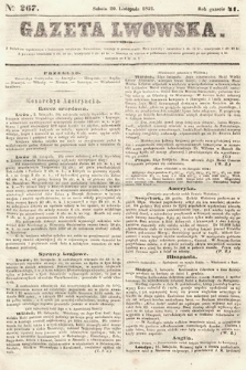 Gazeta Lwowska. 1852, nr 267
