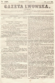 Gazeta Lwowska. 1852, nr 268