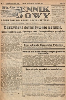 Dziennik Ludowy : organ Polskiej Partyi Socyalistycznej. 1921, nr 4
