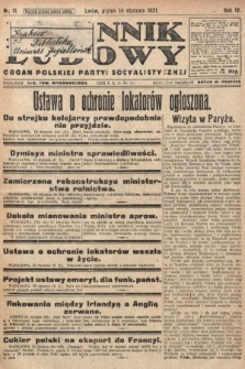 Dziennik Ludowy : organ Polskiej Partyi Socyalistycznej. 1921, nr 11