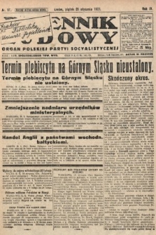 Dziennik Ludowy : organ Polskiej Partyi Socyalistycznej. 1921, nr 17