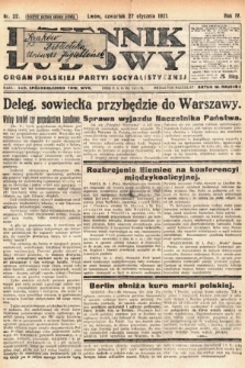 Dziennik Ludowy : organ Polskiej Partyi Socyalistycznej. 1921, nr 22