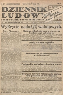 Dziennik Ludowy : organ Polskiej Partyi Socyalistycznej. 1921, nr 27