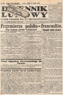Dziennik Ludowy : organ Polskiej Partyi Socyalistycznej. 1921, nr 35