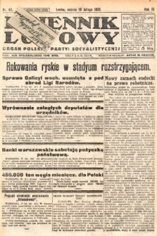 Dziennik Ludowy : organ Polskiej Partyi Socyalistycznej. 1921, nr 42